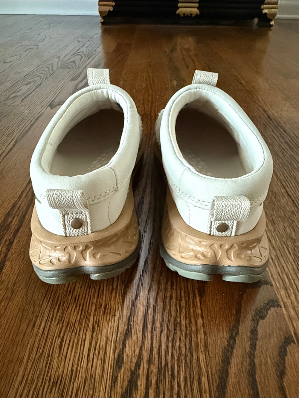 Hoka Women’s 7 Slip-On Sneakers in Cream and Tan - Picture 5 of 7